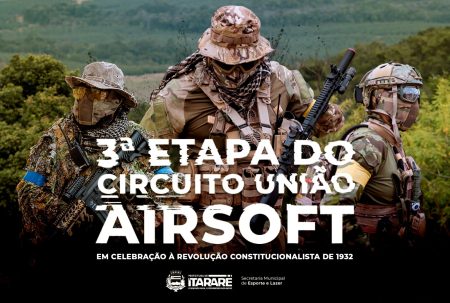 Itararé recebe etapa do Circuito União Airsoft durante as comemorações da Revolução Constitucionalista de 1932