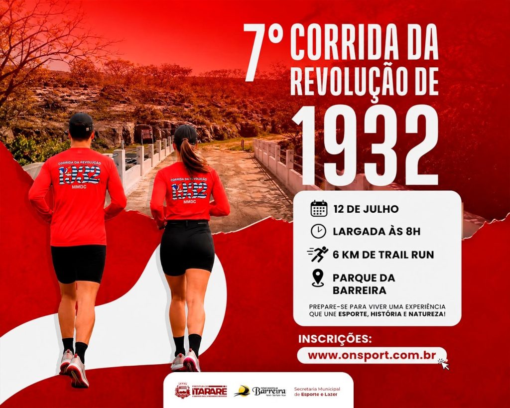 7ª Corrida da Revolução de 1932 une esporte, história e natureza em Itararé