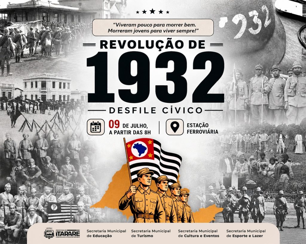 Prefeitura de Itararé promove evento em celebração ao Nove de Julho